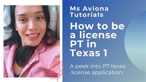 tx pt license.